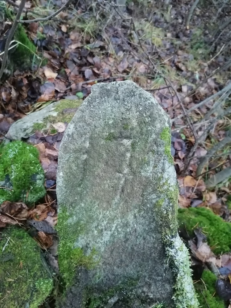 Border stone, marking the border of the farm