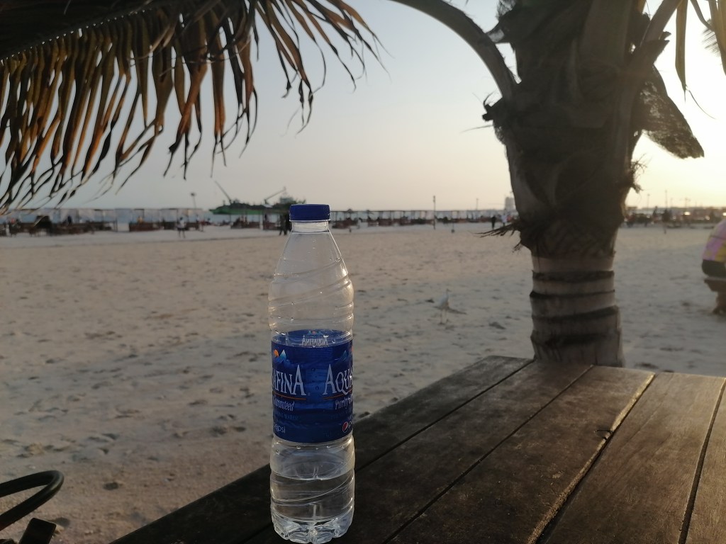 On the beach that doesn't exist any more. Lagos, Nigeria